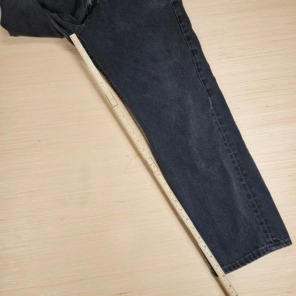 Lot of 2 Levis 505 Jeans Mens 38x30 Fit 36x28 Black Regular Fit Straight Leg